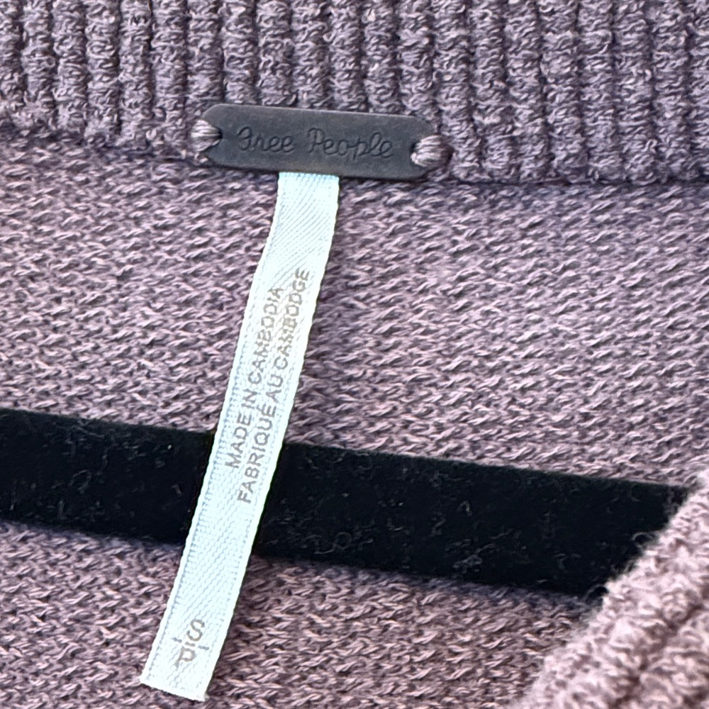 Free People Brown Mock Turtleneck Sweater - Picture 2 of 5